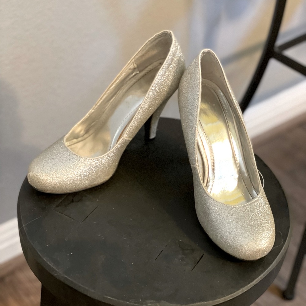 Silver heels